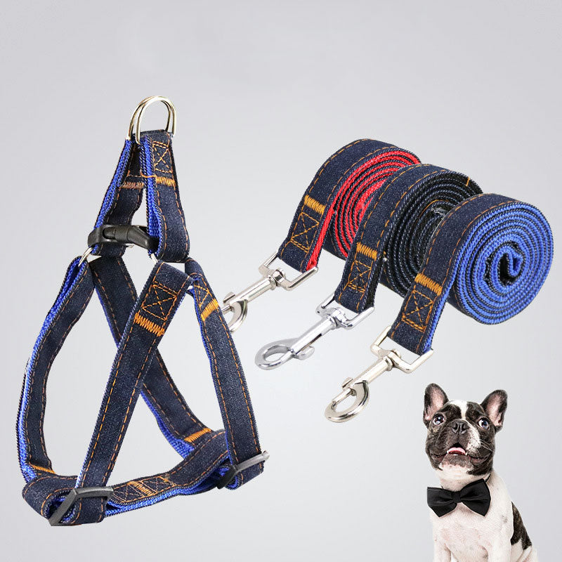 Denim Pet Leash