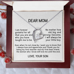 To Mom Forever Love Necklace