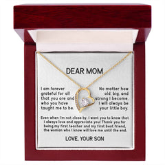 To Mom Forever Love Necklace