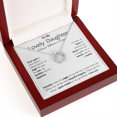 To My Lovely Daughter, Happy Mother's Day Necklace
