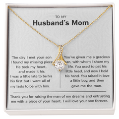 To My Husband's Mom Necklace