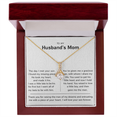 To My Husband's Mom Necklace