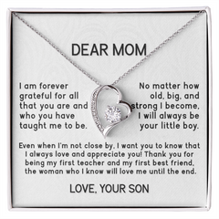 To Mom Forever Love Necklace