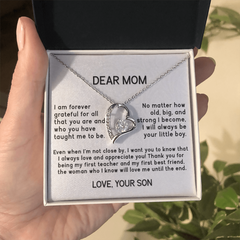To Mom Forever Love Necklace