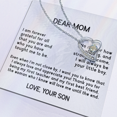 To Mom Forever Love Necklace